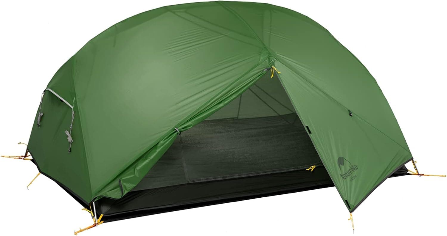 Naturehike Mongar Tienda de Mochilero de Silicona Ultraligera 20D para 2 Personas para Ciclismo, Senderismo, Acampada