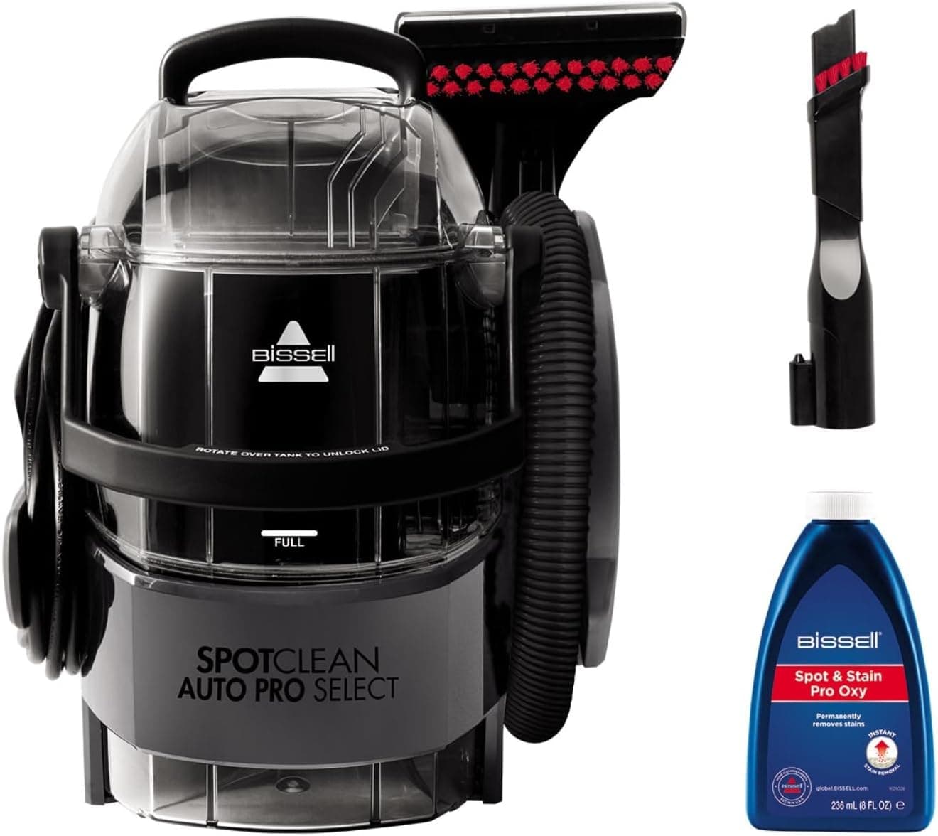 BISSELL SpotClean Auto Pro Select Limpiador Portátil 750 W 2,8 L 3730N