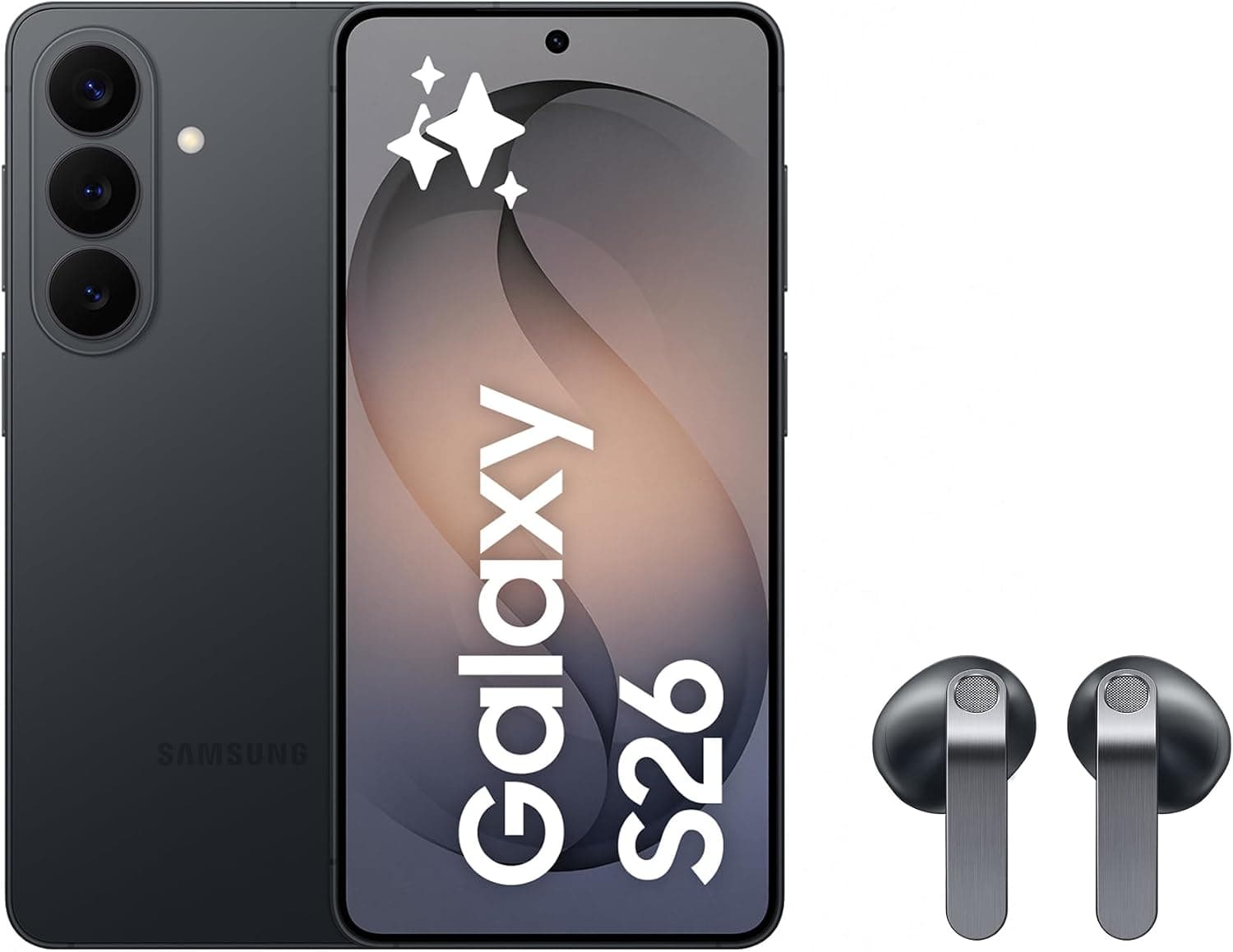 Samsung Galaxy S26, 256GB, Negro + Galaxy Buds4