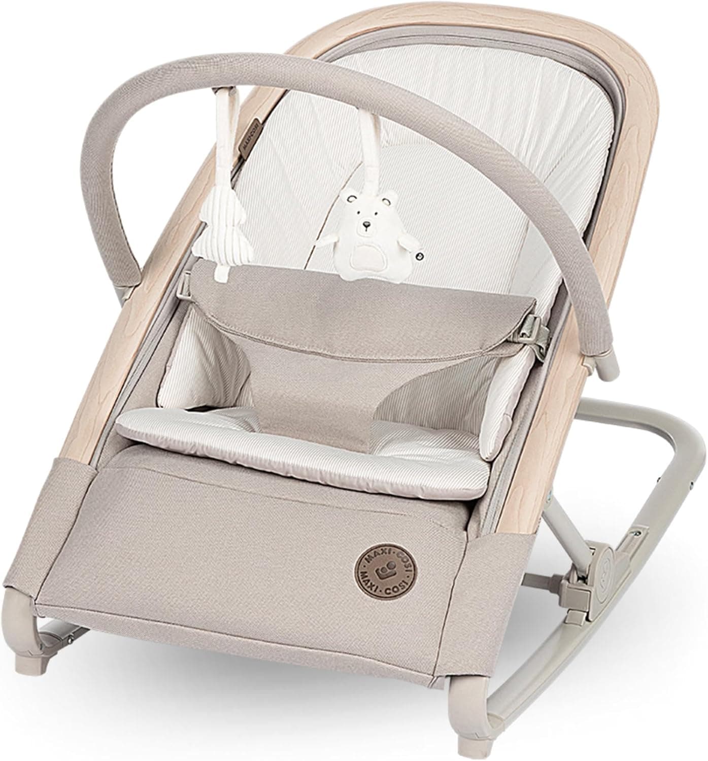 Maxi-Cosi Kori Hamaca Bebé 2 en 1, Arco de Juegos, 0-15 kg, Classic Beige