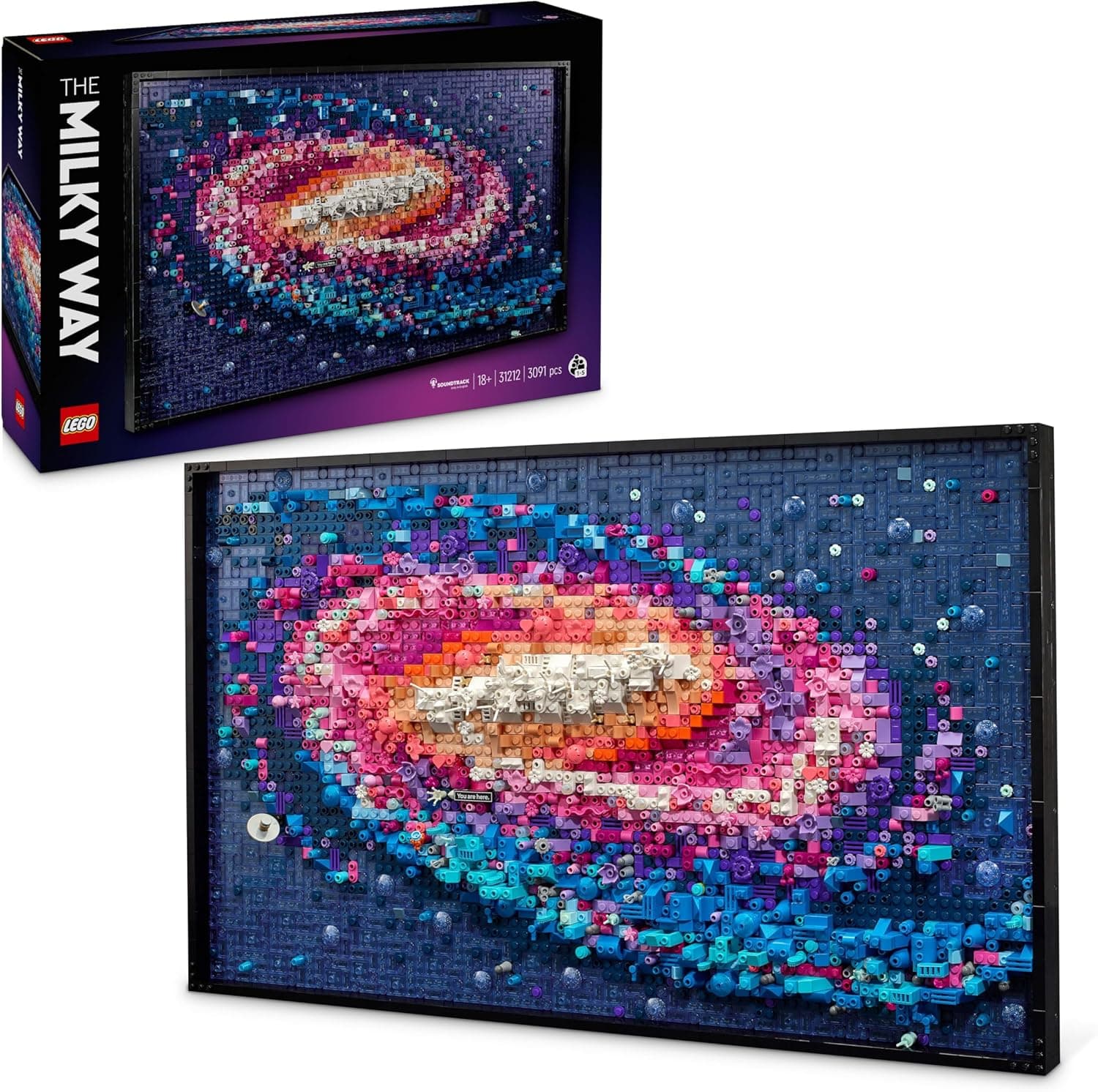 LEGO Art Galaxia Vía Láctea 31212