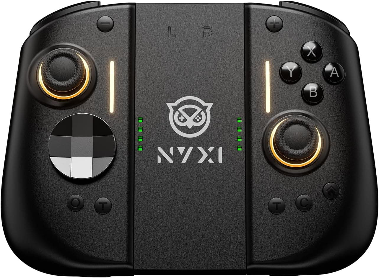 NYXI Hyperion 3 Mando para Switch 2 – Primer Mando Inalámbrico de Terceros para Switch 2, Hall Joystick, Pulsantes Mecánicos, Botón C, Giroscopio de 9 Ejes, Botones Traseros, Ergonomico